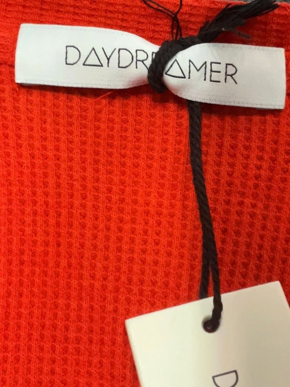 NWT Daydreamer LA Thermal Split-Neck Raglan Long Sleeve Small - Picture 10 of 10